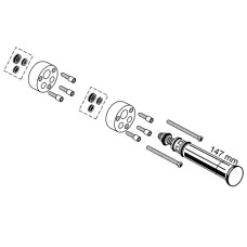 Ideal Standard 3-Loch Verlängerung 40mm, A961461AA